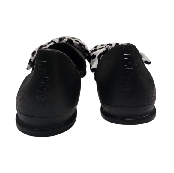 Native Beth Richard Black D'orsay Bow Pointed Toe Shoe 6 - Picture 3 of 9